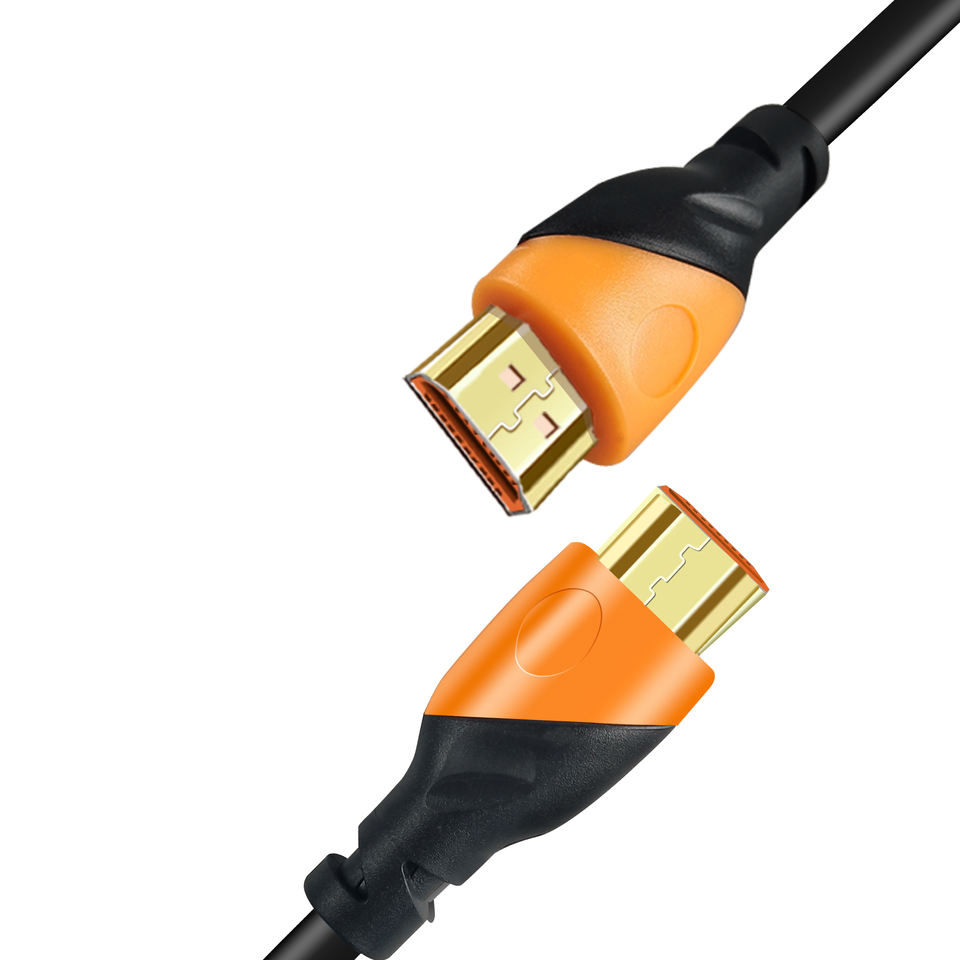 High-speed Golden Plated Hdmi Cable 3D  Bare Copper Hdmi Cable