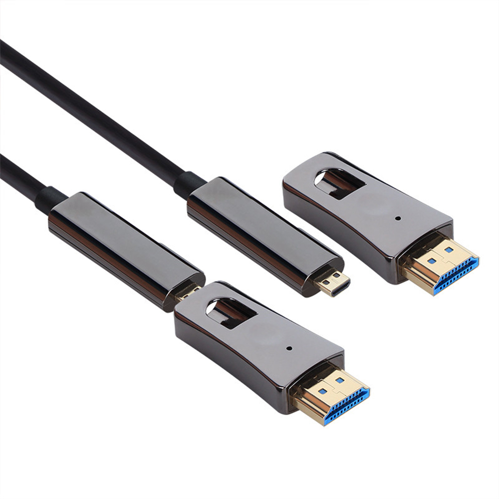 HDMI Fiber Optic Cable To  AOC Cable with Converters 