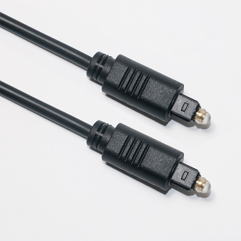 Custom Fiber 24K Gold Plated Digital Optical Toslink Audio Cable for Speaker Amplifier DVD CD Player