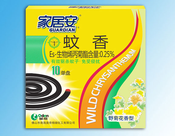 Mosquito coil-wild chrysanthemum middle plate