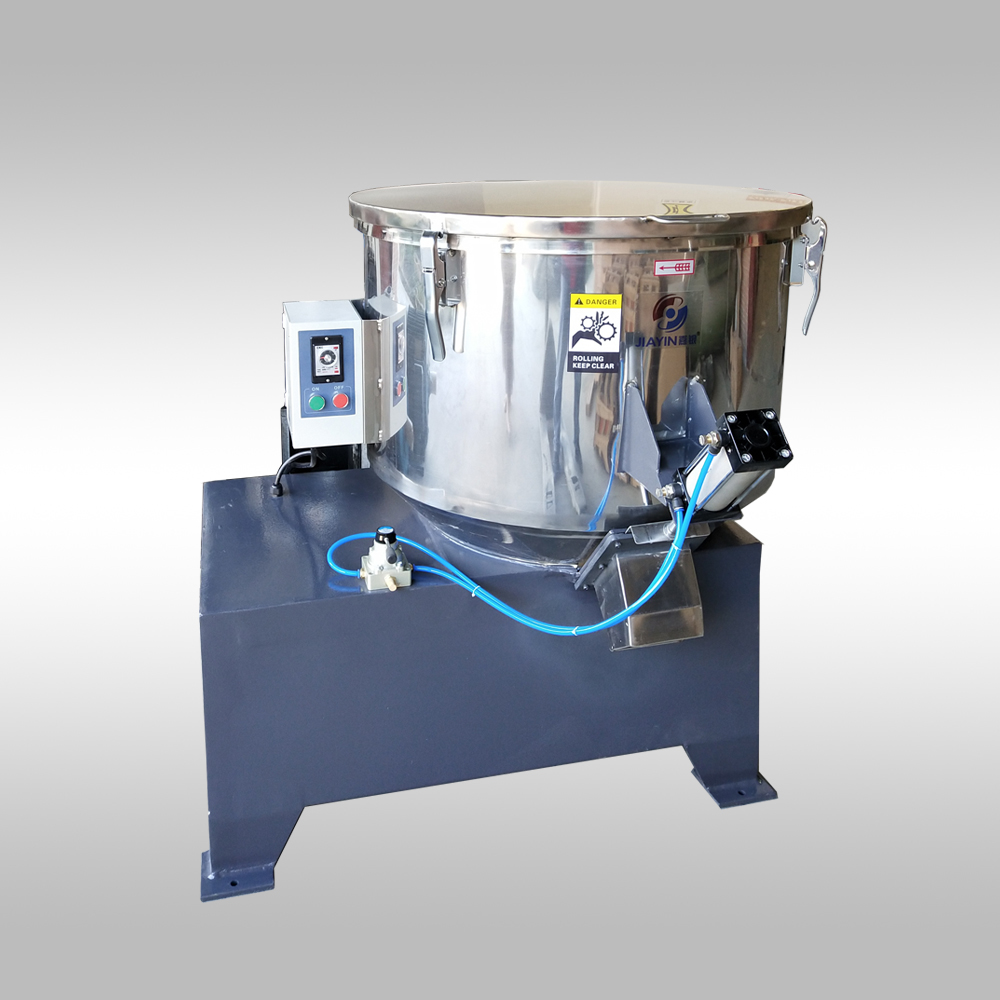 Vertical color mixing machine