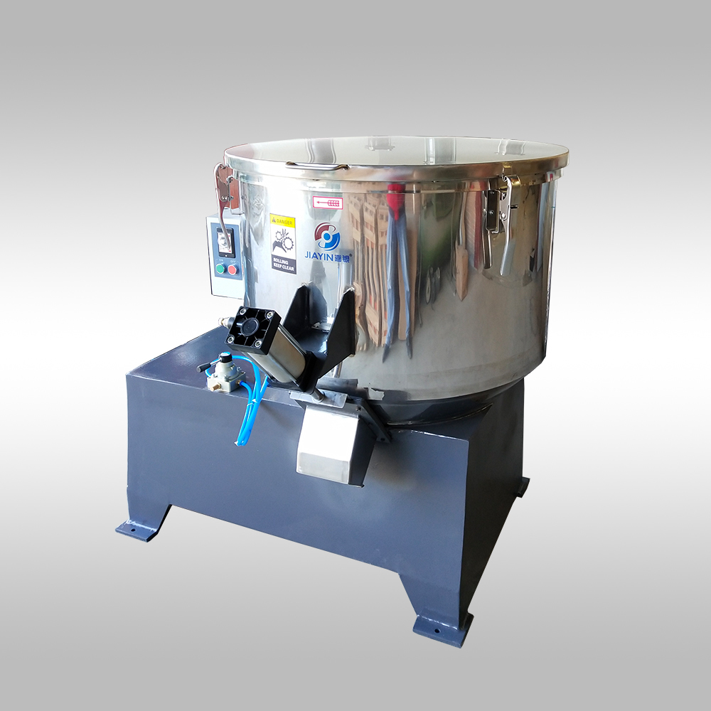 Vertical color mixing machine