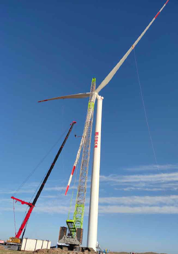 大唐国际内蒙古苏尼特左旗150MW风电项目