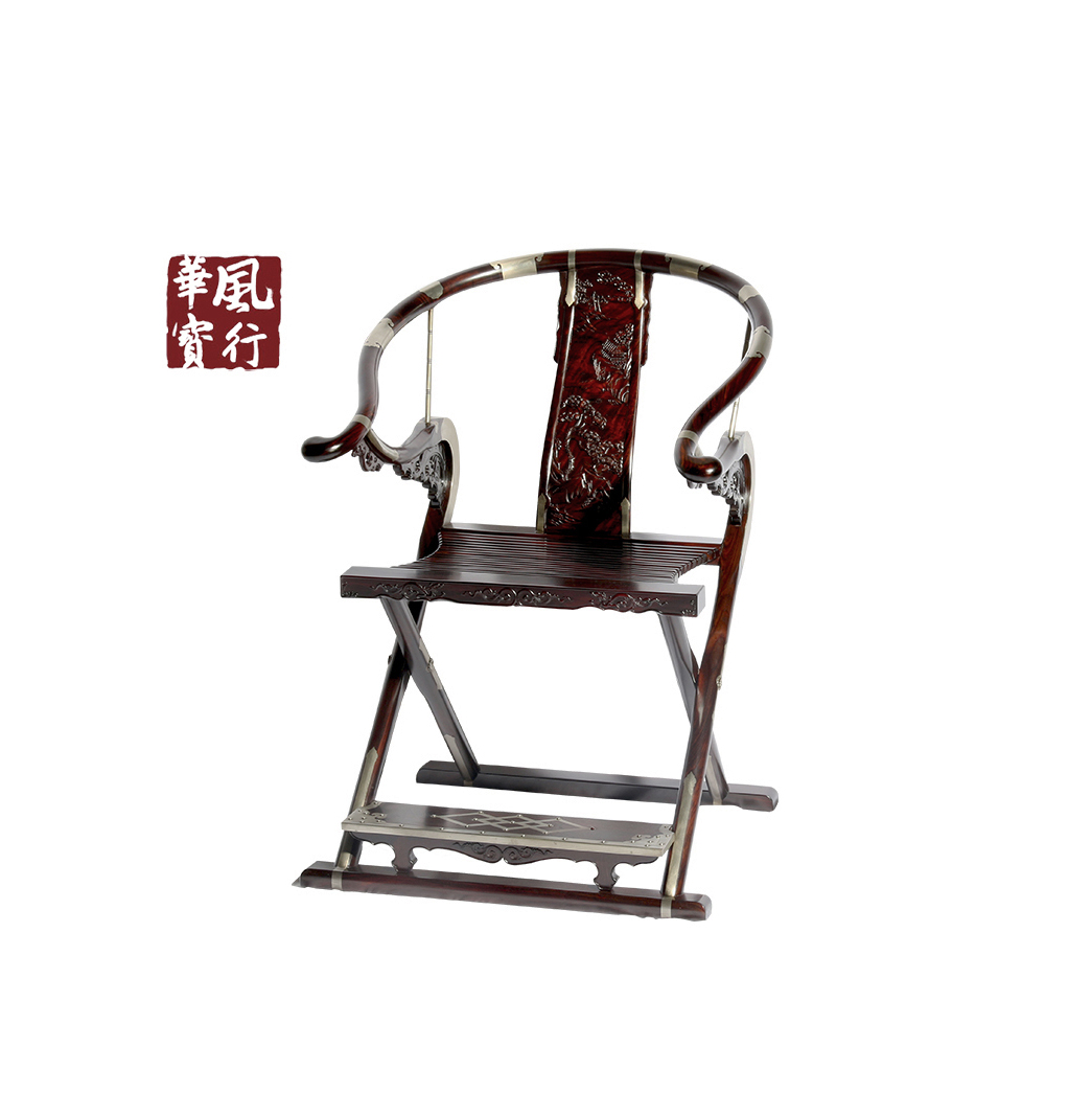 B4012 山水纹交折椅