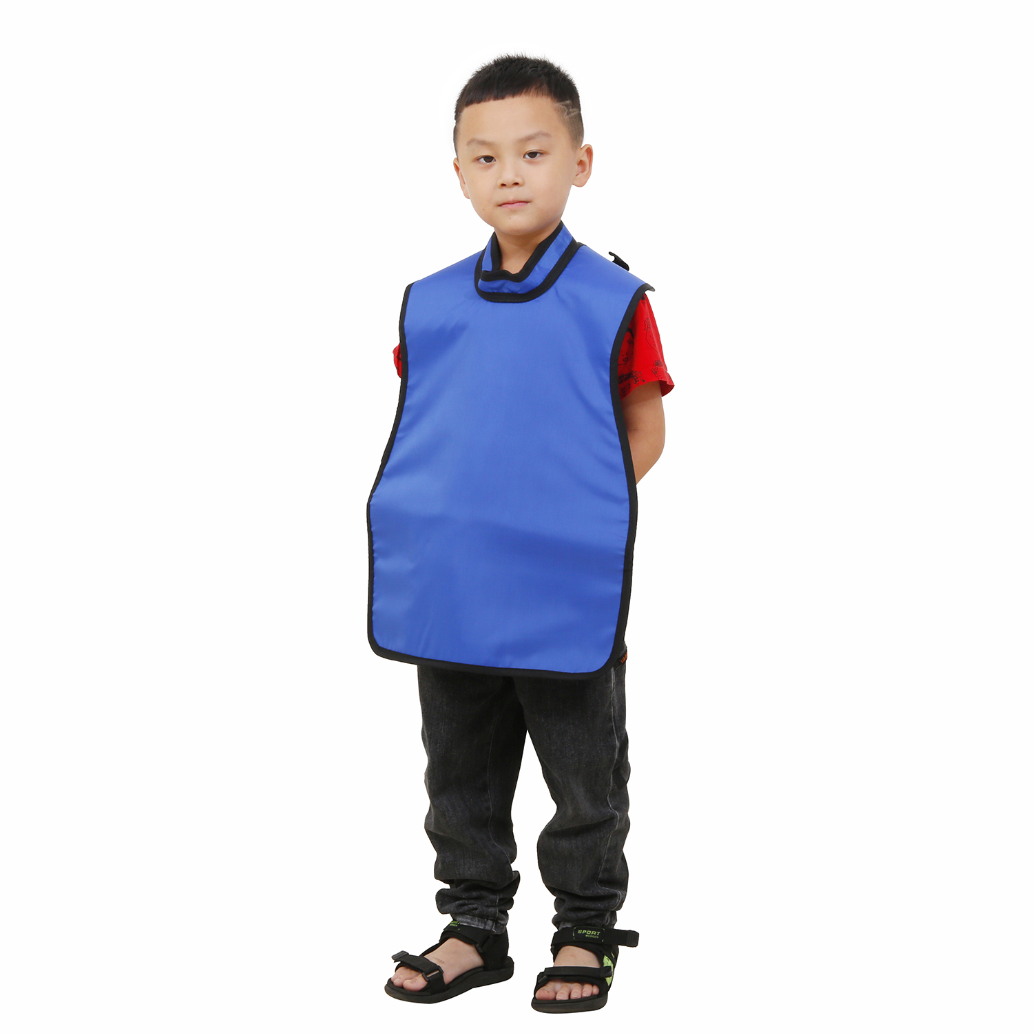 TY054 High collar apron children