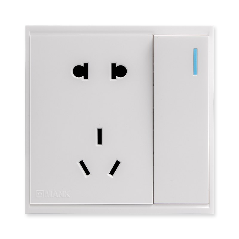 Zhuoyuan-a large board switch two or three pole socket