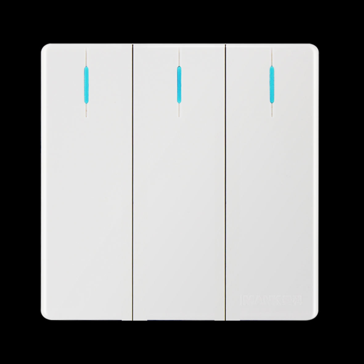 Meijia_Three Big Board Switch (Piano White)