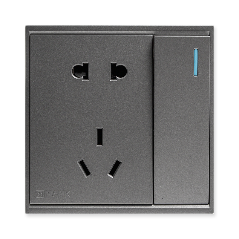 ZhuoYuan series-a large board switch two or three pole socket