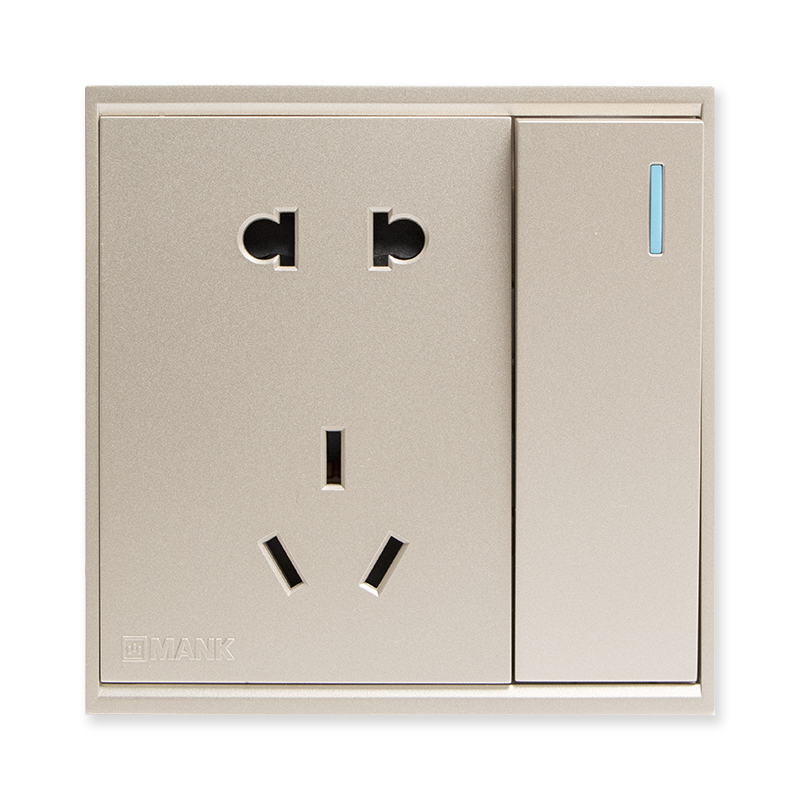 ZhuoYuan-a large board switch two or three pole socket