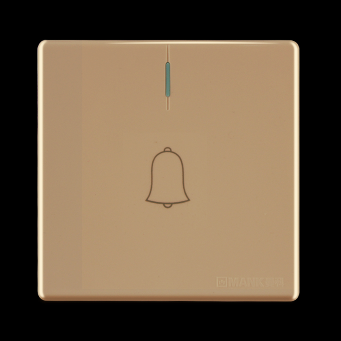 MeiJia_One Doorbell Big Panel Switch (Knight Gold)