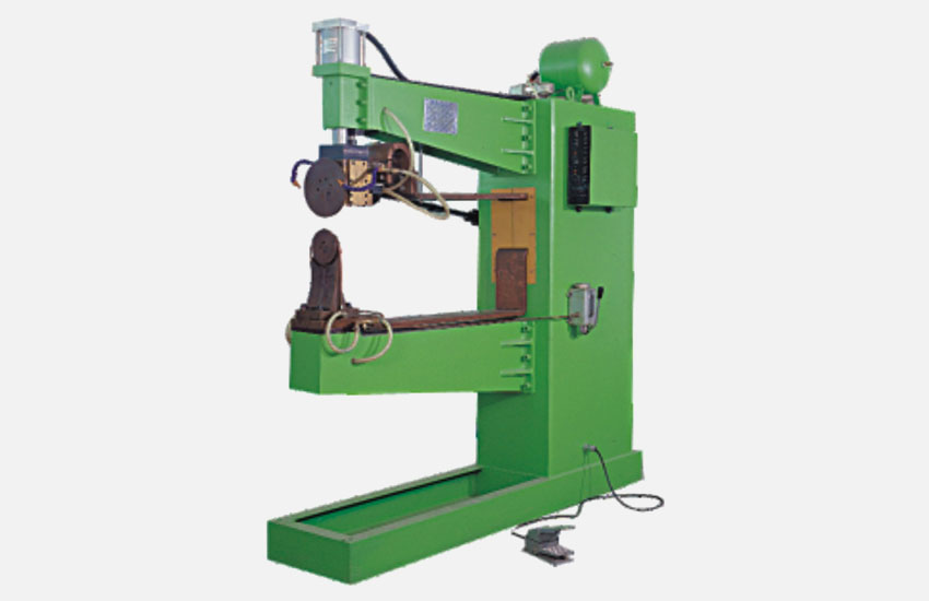 Special seam welding machine for washing basin