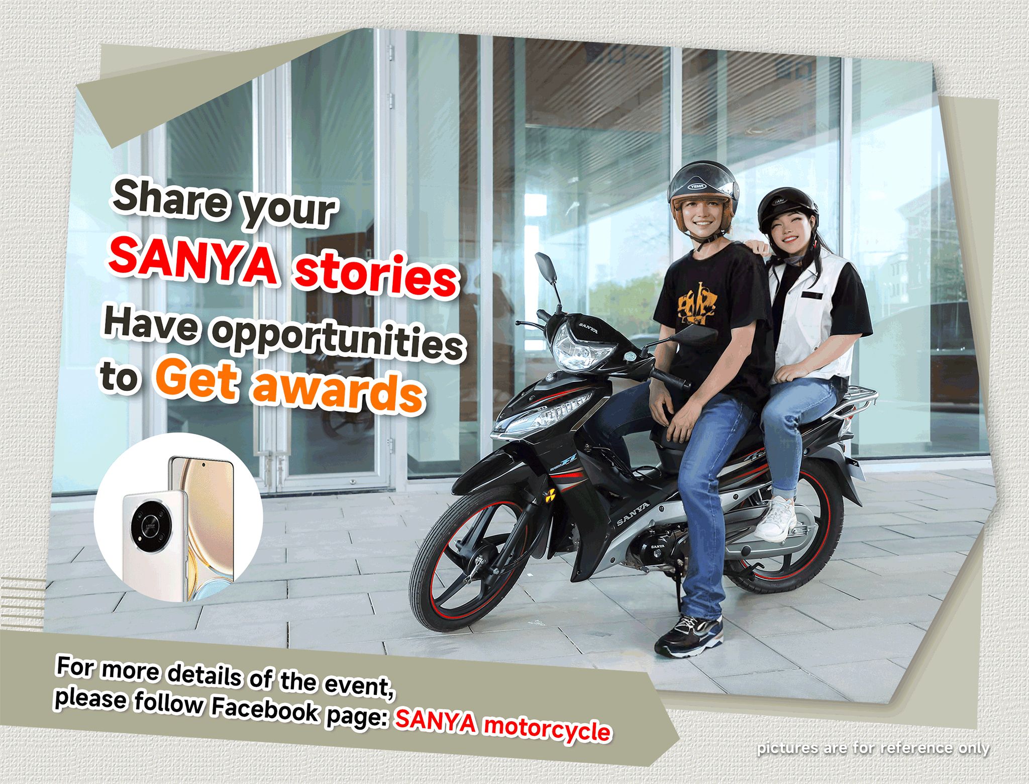 Share your SANYA stories, have opportunities to get awards!