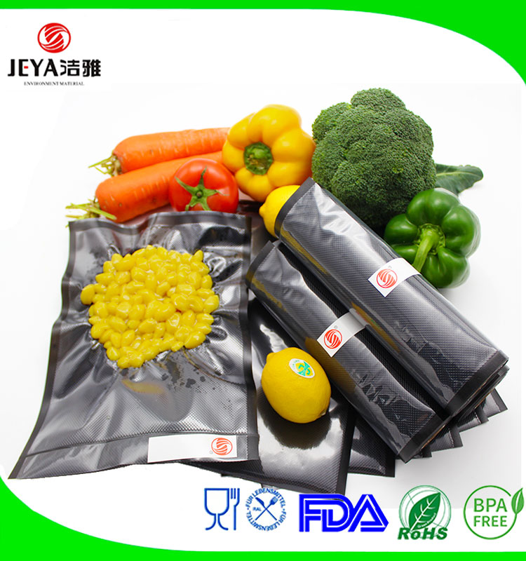 New Product: Customized Multilayer Co-extruded Embossed Vacuum Seal Bags For Food Packaging.