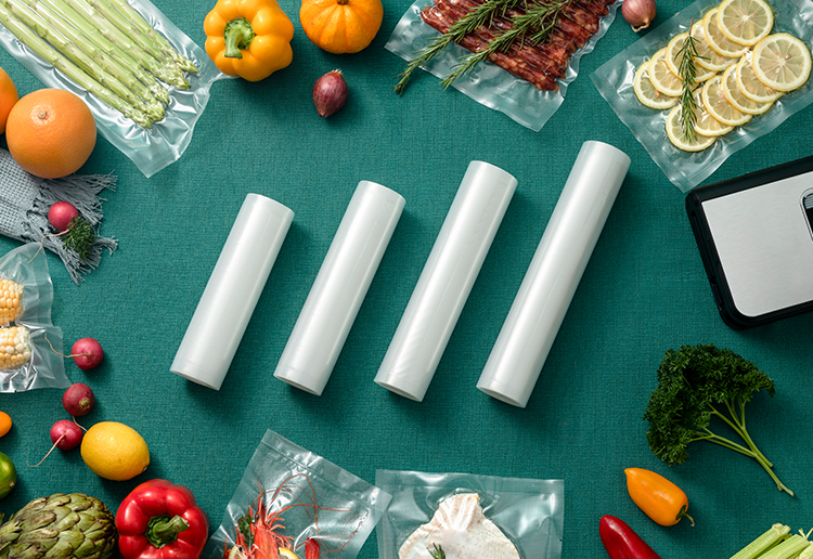 28cm*5cm Food Grade Multilayer Co-extruded Embossed Vacuum Roll