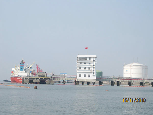 东莞九丰液体化工码头（5万吨级结构）