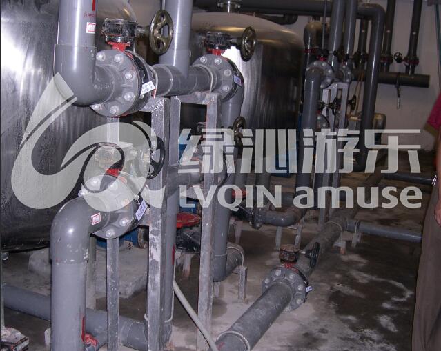 Hot spring equipment for eliminating manganese and ferrum