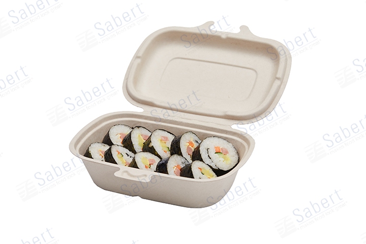 450 ml Pulp hinge container 1C