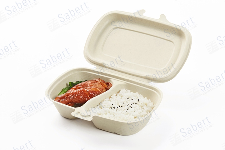 630 ml Pulp hinge container 2C