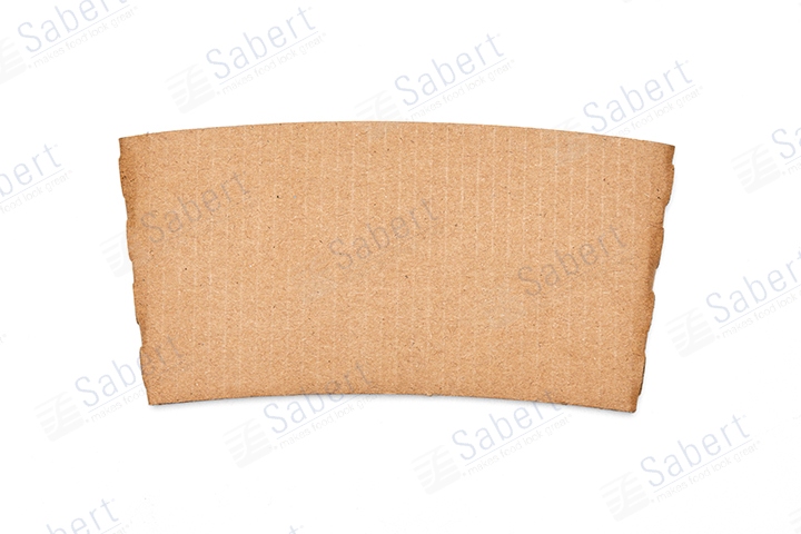 Kraft hot drink sleeve (fits 8oz. cup - no printing)
