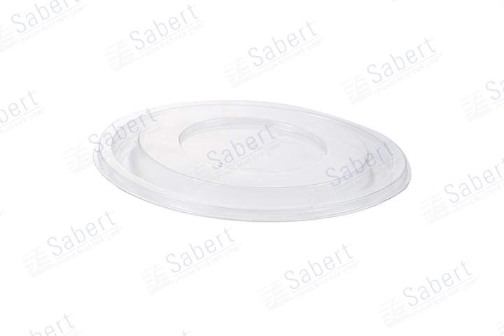 Lid for 16 oz clear round bowl