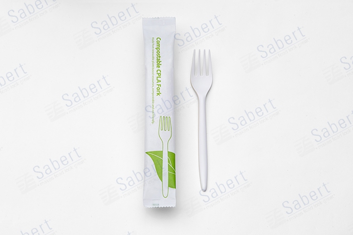 17cm compostable CPLA knife  - individual 