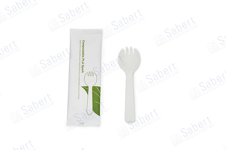 113mm Mini CPLA spork_individual