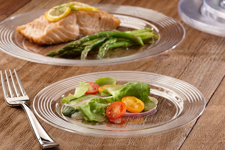 7.5 in Wave rim round plate