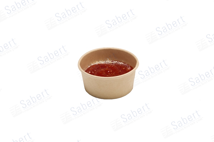 2oz Paper sauce cup - bamboo paper