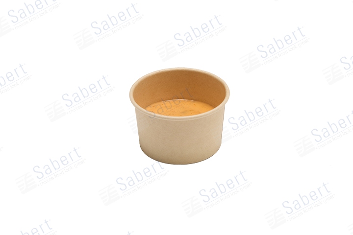 2.5oz Paper sauce cup - bamboo paper