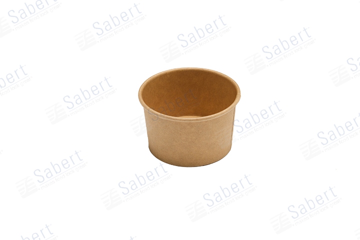 2.5oz Paper sauce cup - kraft paper
