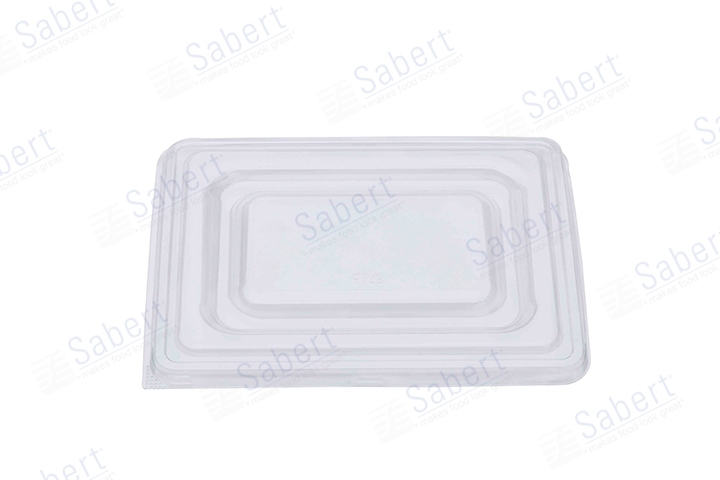PET lid for wonton tray