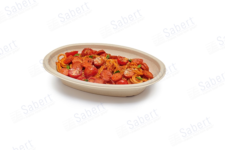 7X9 Pulp oval bowl 450 ml