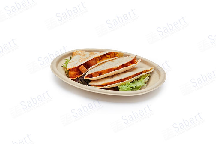 7X9 Pulp oval shallow plate 240 ml