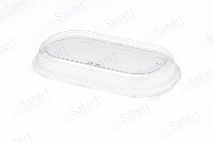 PET lid for 800 ml pulp tray 2C