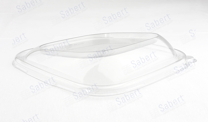 PET lid for slope 7X7 pulp bowl