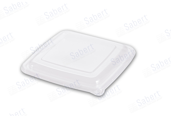 PET lid for 9X9 pulp tray