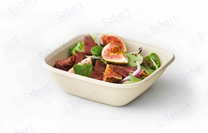 750 ml/ 17X17 cm pulp square bowl