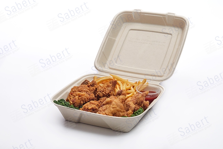 9X9 Hinge container