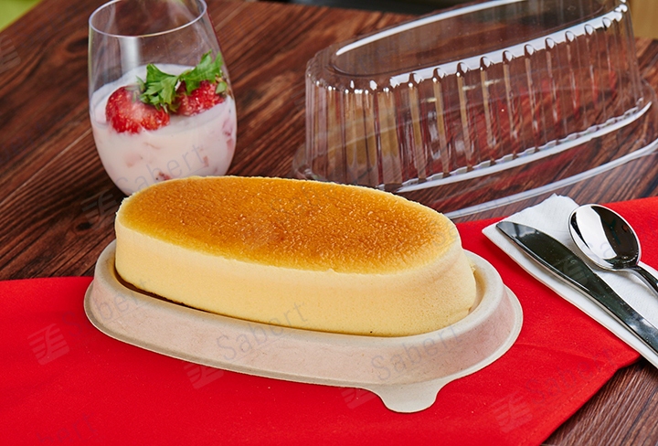 24X13 cm Oval cheese cake tray