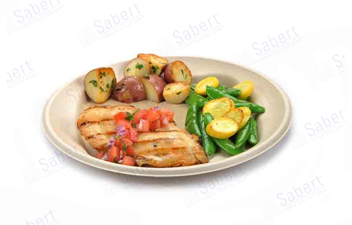 10.25 in Pulp round plate 