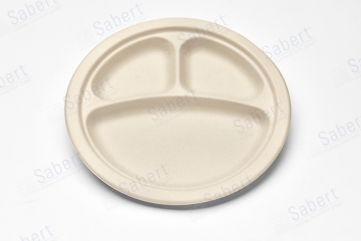 23 cm Pulp round plate 3C