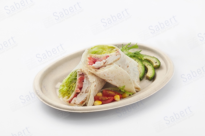 7X9 Pulp oval shallow plate 240 ml