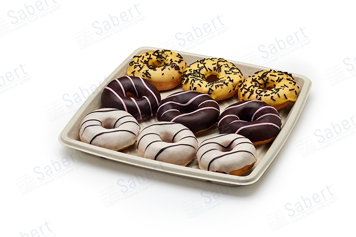 12 in Pulp square platter