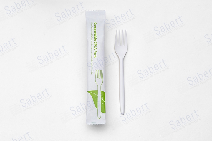17cm Compostable CPLA knife  - individual 