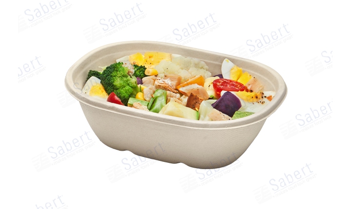 770 ml Pulp oval bowl (laminated)