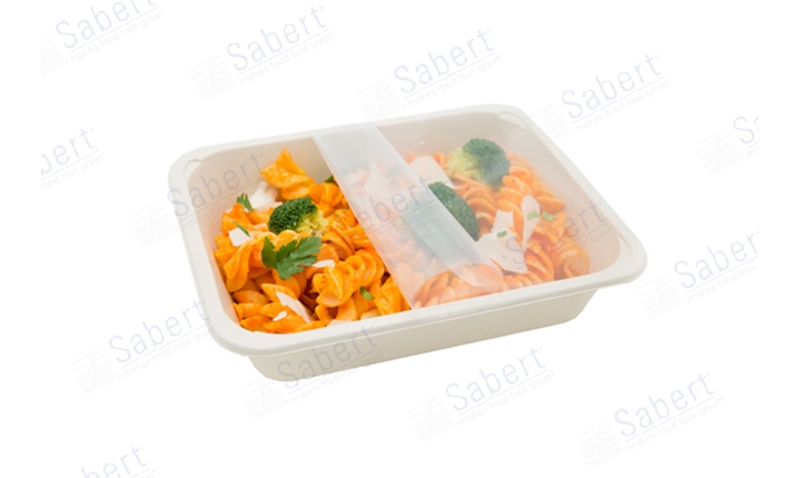 580 ml Pulp sealable ready meal container