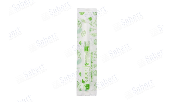 17 cm Compostable wrapped CPLA knife