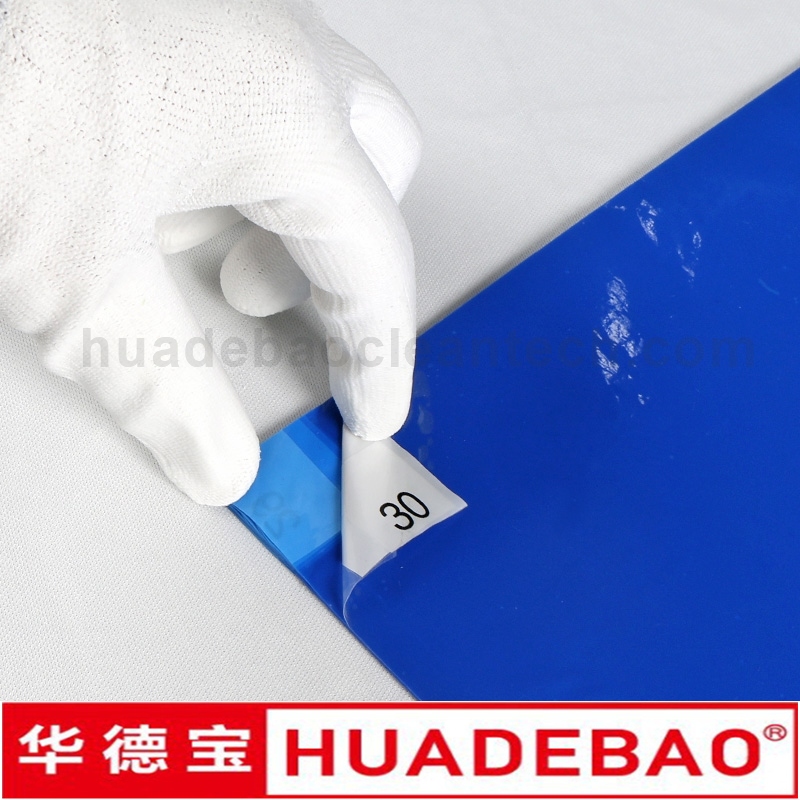 ESD PE Cleanroom Sticky Mat Peelable Floor Door Dust Control Mats Hospital Adhesive Tacky Anti Slip 