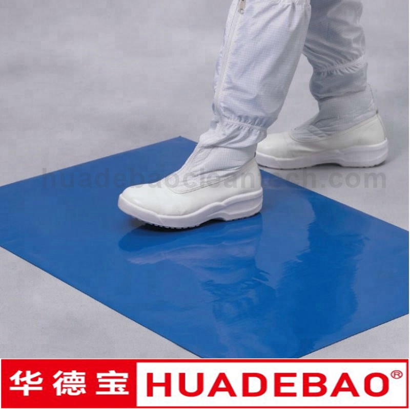 Cleanroom Antistatic Blue Disposable Cleaning Dust Sticky Door Mat Dust Proof Sticky Mat