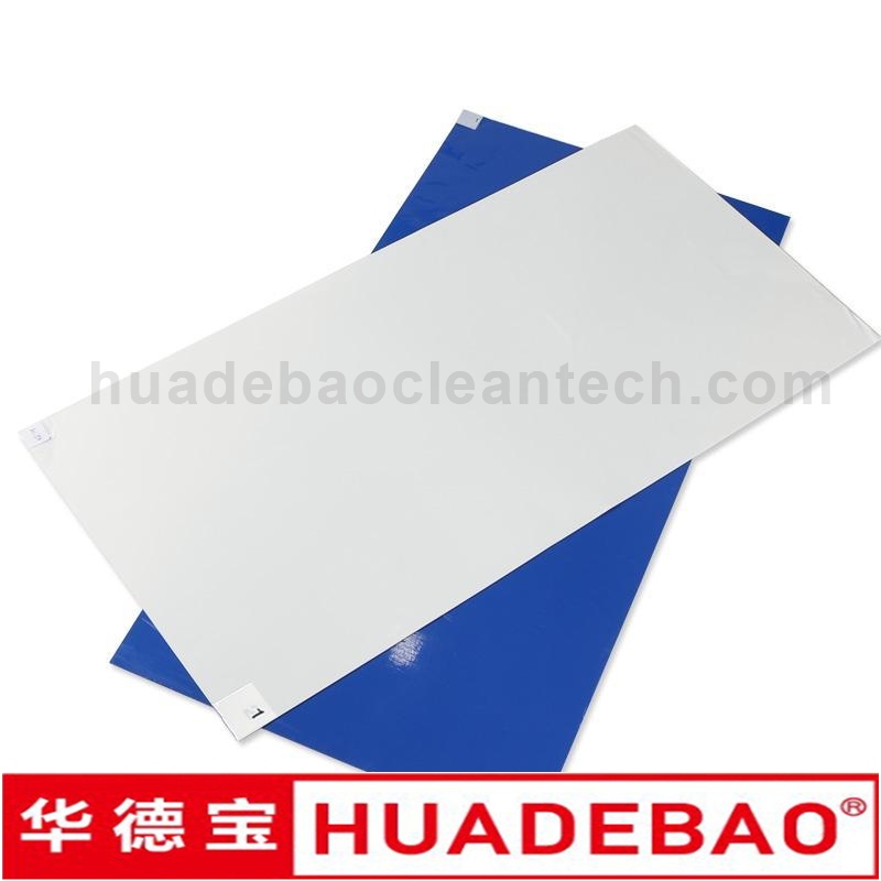 30 Layers Blue/White Color Cleanroom ESD Floor Tack Door Surface Adhesive Sticky Mats